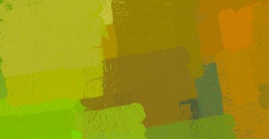 Soyut arka plan sanatı. 2D çizim. Etkileyici yağlı boya resim. Tuvalde fırça darbeleri. Modern sanat. Çok renkli arkaplan. Çağdaş sanat. İfade. Sanatsal dijital palet.