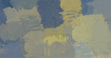 Soyut arka plan sanatı. 2D çizim. Etkileyici yağlı boya resim. Tuvalde fırça darbeleri. Modern sanat. Çok renkli arkaplan. Çağdaş sanat. İfade. Sanatsal dijital palet.