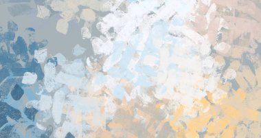 Soyut arka plan sanatı. 2D çizim. Etkileyici yağlı boya resim. Tuvalde fırça darbeleri. Modern sanat. Çok renkli arkaplan. Çağdaş sanat. İfade. Sanatsal dijital palet.