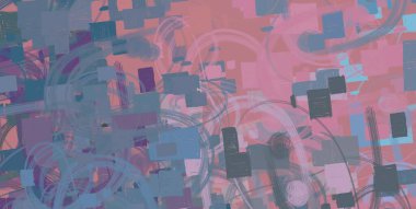 Soyut arka plan sanatı. 2D çizim. Etkileyici yağlı boya resim. Tuvalde fırça darbeleri. Modern sanat. Çok renkli arkaplan. Çağdaş sanat. İfade. Sanatsal dijital palet.