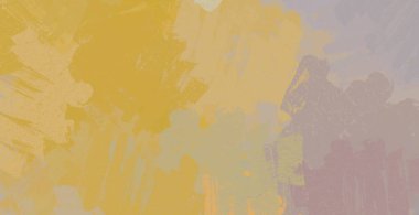 Soyut arka plan sanatı. 2D çizim. Etkileyici yağlı boya resim. Tuvalde fırça darbeleri. Modern sanat. Çok renkli arkaplan. Çağdaş sanat. İfade. Sanatsal dijital palet.