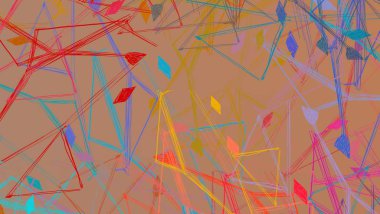 Soyut arka plan sanatı. 2D çizim. Etkileyici yağlı boya resim. Tuvalde fırça darbeleri. Modern sanat. Çok renkli arkaplan. Çağdaş sanat. İfade. Sanatsal dijital palet.