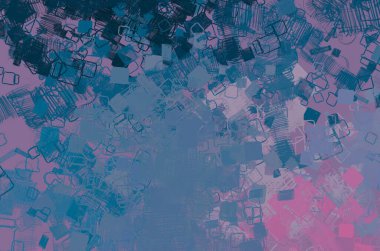 Soyut arka plan sanatı. 2D çizim. Etkileyici yağlı boya resim. Tuvalde fırça darbeleri. Modern sanat. Çok renkli arkaplan. Çağdaş sanat. İfade. Sanatsal dijital palet.