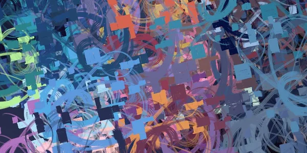 Abstracte Achtergrondkunst Illustratie Expressieve Olieverf Penseelstreken Doek Moderne Kunst Meerkleurige — Stockfoto