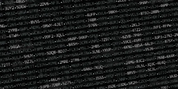 Código Programación Para Desarrolladores Software Resuelve Moderno Script Computadora Virtual — Foto de Stock