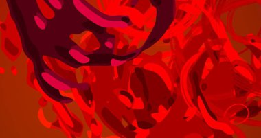 Soyut arka plan sanatı. 3 boyutlu illüstrasyon. Tuvalde fırça darbeleri. Çok renkli arkaplan. Çağdaş sanat. Sanatsal dijital palet.