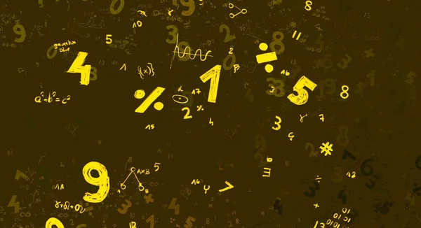 Math Ilustración Abstract Background Numbers Copy Space —  Fotos de Stock