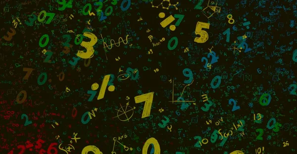 Math Ilustración Abstract Background Numbers Copy Space —  Fotos de Stock