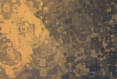 Soyut arka plan sanatı. 2D çizim. Etkileyici yağlı boya resim. Tuvalde fırça darbeleri. Modern sanat. Çok renkli arkaplan. Çağdaş sanat. İfade. Sanatsal dijital palet.