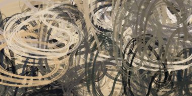 Soyut arka plan sanatı. 2D çizim. Etkileyici yağlı boya resim. Tuvalde fırça darbeleri. Modern sanat. Çok renkli arkaplan. Çağdaş sanat. İfade. Sanatsal dijital palet.