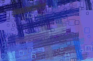 Soyut arka plan sanatı. 2D çizim. Etkileyici yağlı boya resim. Tuvalde fırça darbeleri. Modern sanat. Çok renkli arkaplan. Çağdaş sanat. İfade. Sanatsal dijital palet.