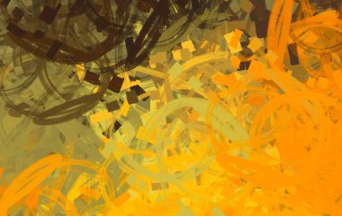 Soyut arka plan sanatı. 2D çizim. Etkileyici yağlı boya resim. Tuvalde fırça darbeleri. Modern sanat. Çok renkli arkaplan. Çağdaş sanat. İfade. Sanatsal dijital palet.