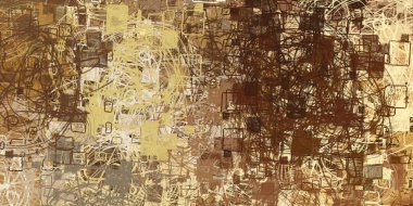 Soyut arka plan sanatı. 2D çizim. Etkileyici yağlı boya resim. Tuvalde fırça darbeleri. Modern sanat. Çok renkli arkaplan. Çağdaş sanat. İfade. Sanatsal dijital palet.