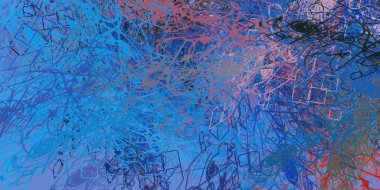 Soyut arka plan sanatı. 2D çizim. Etkileyici yağlı boya resim. Tuvalde fırça darbeleri. Modern sanat. Çok renkli arkaplan. Çağdaş sanat. İfade. Sanatsal dijital palet.