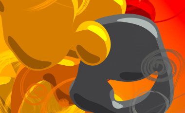 Soyut arka plan sanatı. 3 boyutlu illüstrasyon. Tuvalde fırça darbeleri. Çok renkli arkaplan. Çağdaş sanat. Sanatsal dijital palet.