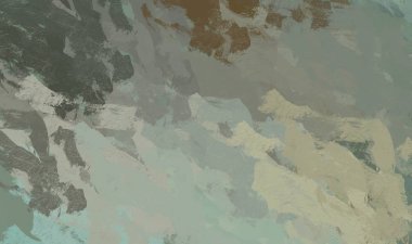 Soyut arka plan sanatı. 2D çizim. Etkileyici yağlı boya resim. Tuvalde fırça darbeleri. Modern sanat. Çok renkli arkaplan. Çağdaş sanat. İfade. Sanatsal dijital palet.