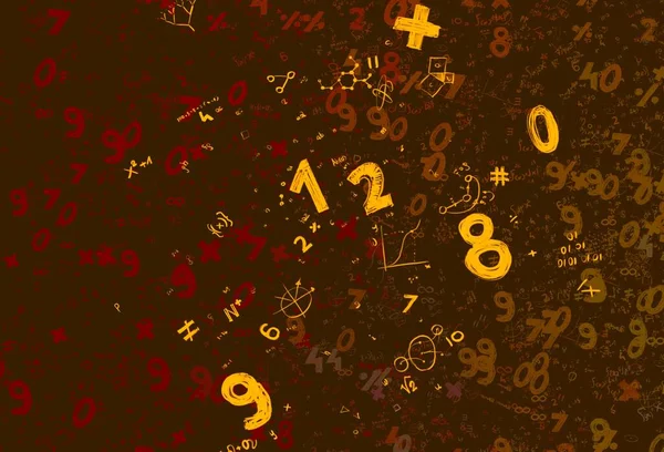 Μαθηματικά Εικόνα Αφηρημένο Φόντο Αριθμούς Αντίγραφο Χώρου — Φωτογραφία Αρχείου