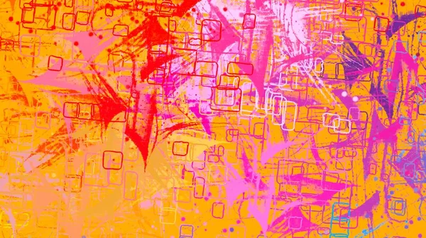 Abstracte Achtergrondkunst Illustratie Expressieve Olieverf Penseelstreken Doek Moderne Kunst Meerkleurige — Stockfoto