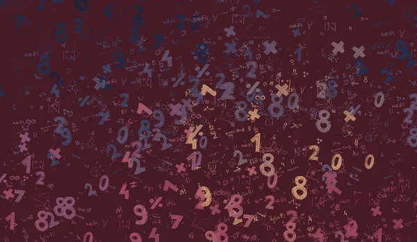 Math Ilustración Abstract Background Numbers Copy Space —  Fotos de Stock