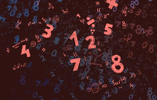 Math Ilustración Abstract Background Numbers Copy Space —  Fotos de Stock