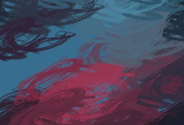 Soyut arka plan sanatı. 2D çizim. Etkileyici yağlı boya resim. Tuvalde fırça darbeleri. Modern sanat. Çok renkli arkaplan. Çağdaş sanat. İfade. Sanatsal dijital palet.