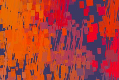 Soyut arka plan sanatı. 2D çizim. Etkileyici yağlı boya resim. Tuvalde fırça darbeleri. Modern sanat. Çok renkli arkaplan. Çağdaş sanat. İfade. Sanatsal dijital palet.