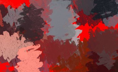 Soyut arka plan sanatı. 2D çizim. Etkileyici yağlı boya resim. Tuvalde fırça darbeleri. Modern sanat. Çok renkli arkaplan. Çağdaş sanat. İfade. Sanatsal dijital palet.