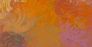 Soyut arka plan sanatı. 2D çizim. Etkileyici yağlı boya resim. Tuvalde fırça darbeleri. Modern sanat. Çok renkli arkaplan. Çağdaş sanat. İfade. Sanatsal dijital palet.