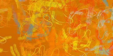 Soyut arka plan sanatı. 2D çizim. Etkileyici yağlı boya resim. Tuvalde fırça darbeleri. Modern sanat. Çok renkli arkaplan. Çağdaş sanat. İfade. Sanatsal dijital palet.