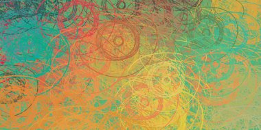 Soyut arka plan sanatı. 2D çizim. Etkileyici yağlı boya resim. Tuvalde fırça darbeleri. Modern sanat. Çok renkli arkaplan. Çağdaş sanat. İfade. Sanatsal dijital palet.