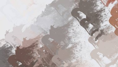 Soyut arka plan sanatı. 2D çizim. Etkileyici yağlı boya resim. Tuvalde fırça darbeleri. Modern sanat. Çok renkli arkaplan. Çağdaş sanat. İfade. Sanatsal dijital palet.