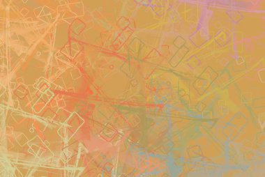 Soyut arka plan sanatı. 2D çizim. Etkileyici yağlı boya resim. Tuvalde fırça darbeleri. Modern sanat. Çok renkli arkaplan. Çağdaş sanat. İfade. Sanatsal dijital palet.