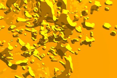 Soyut arka plan sanatı. 3 boyutlu illüstrasyon. Çok renkli arkaplan. Çağdaş sanat. Sanatsal dijital palet.