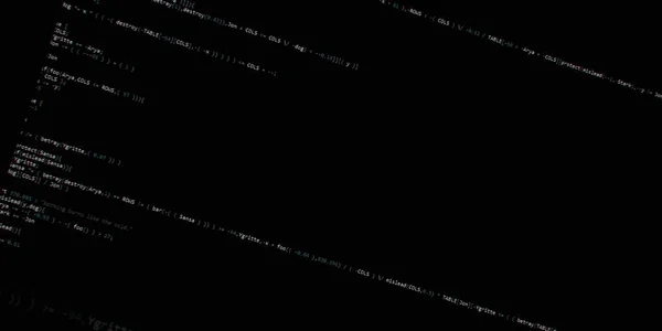 Програмний Код Розробника Програмного Забезпечення Абстрактний Сучасний Віртуальний Комп Ютерний — стокове фото