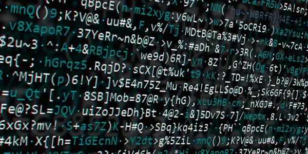 Programmiercode Für Softwareentwickler Abstraktes Modernes Virtuelles Computerskript Arbeit Des Software — Stockfoto