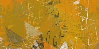 Soyut arka plan sanatı. 2D çizim. Etkileyici yağlı boya resim. Tuvalde fırça darbeleri. Modern sanat. Çok renkli arkaplan. Çağdaş sanat. İfade. Sanatsal dijital palet.