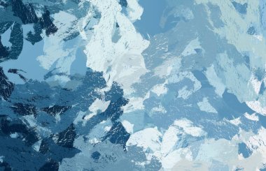 Soyut arka plan sanatı. 2D çizim. Etkileyici yağlı boya resim. Tuvalde fırça darbeleri. Modern sanat. Çok renkli arkaplan. Çağdaş sanat. İfade. Sanatsal dijital palet.