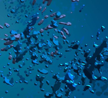 Soyut arka plan sanatı. 3 boyutlu illüstrasyon. Tuvalde fırça darbeleri. Çok renkli arkaplan. Çağdaş sanat. Sanatsal dijital palet.