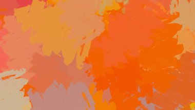 Soyut arka plan sanatı. 2D çizim. Etkileyici yağlı boya resim. Tuvalde fırça darbeleri. Modern sanat. Çok renkli arkaplan. Çağdaş sanat. İfade. Sanatsal dijital palet.