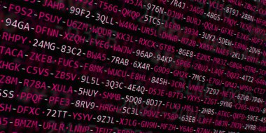 Yazılım geliştirici programlama kodu. Soyut modern sanal bilgisayar senaryosu. Masaüstü ekranında yazılım geliştirici programcının çalışması 