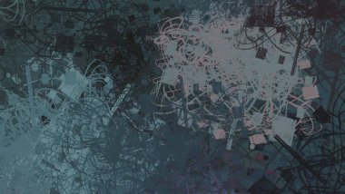 Soyut arka plan sanatı. 2D çizim. Etkileyici yağlı boya resim. Tuvalde fırça darbeleri. Modern sanat. Çok renkli arkaplan. Çağdaş sanat. İfade. Sanatsal dijital palet.