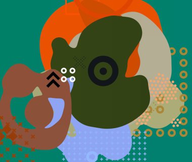 Soyut arka plan sanatı. 3 boyutlu illüstrasyon. Tuvalde fırça darbeleri. Çok renkli arkaplan. Çağdaş sanat. Sanatsal dijital palet.