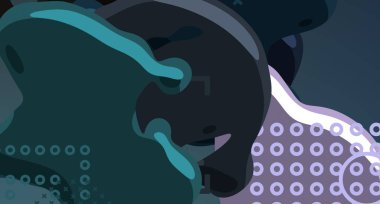 Soyut arka plan sanatı. 3 boyutlu illüstrasyon. Tuvalde fırça darbeleri. Çok renkli arkaplan. Çağdaş sanat. Sanatsal dijital palet.