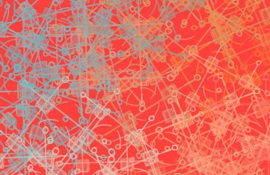 Soyut arka plan sanatı. 2D çizim. Etkileyici yağlı boya resim. Tuvalde fırça darbeleri. Modern sanat. Çok renkli arkaplan. Çağdaş sanat. İfade. Sanatsal dijital palet.