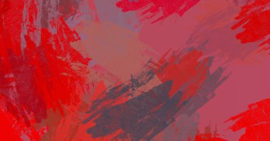 Soyut arka plan sanatı. 2D çizim. Etkileyici yağlı boya resim. Tuvalde fırça darbeleri. Modern sanat. Çok renkli arkaplan. Çağdaş sanat. İfade. Sanatsal dijital palet.