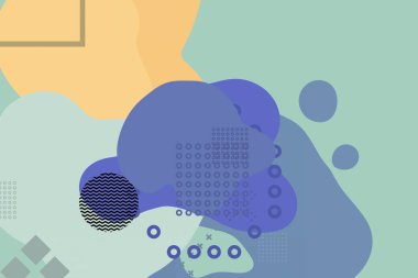 Soyut arka plan sanatı. 3 boyutlu illüstrasyon. Çok renkli arkaplan. Çağdaş sanat. Sanatsal dijital palet.