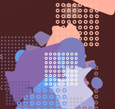 Soyut arka plan sanatı. 3 boyutlu illüstrasyon. Tuvalde fırça darbeleri. Çok renkli arkaplan. Çağdaş sanat. Sanatsal dijital palet.