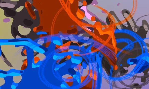 Abstracte Achtergrondkunst Illustratie Veelkleurige Achtergrond Hedendaagse Kunst Artistiek Digitaal Palet — Stockfoto