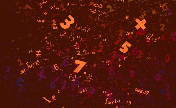 Math Ilustración Abstract Background Numbers Copy Space —  Fotos de Stock