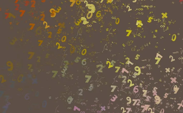 Math Illustration Abstract Background Numbers Copy Space — Stock Photo, Image